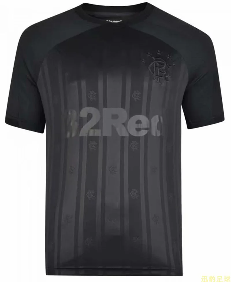 Мужские футболки для рейнджеров Глазго Camiseta de futbol home Out 19 20 Высокое качество Maillot de foot Futbol Camisa футболки для бега - Цвет: black 4