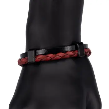 

Leather bracelet otokodesign 53627 (multi-colored, lock-connector, genuine leather)