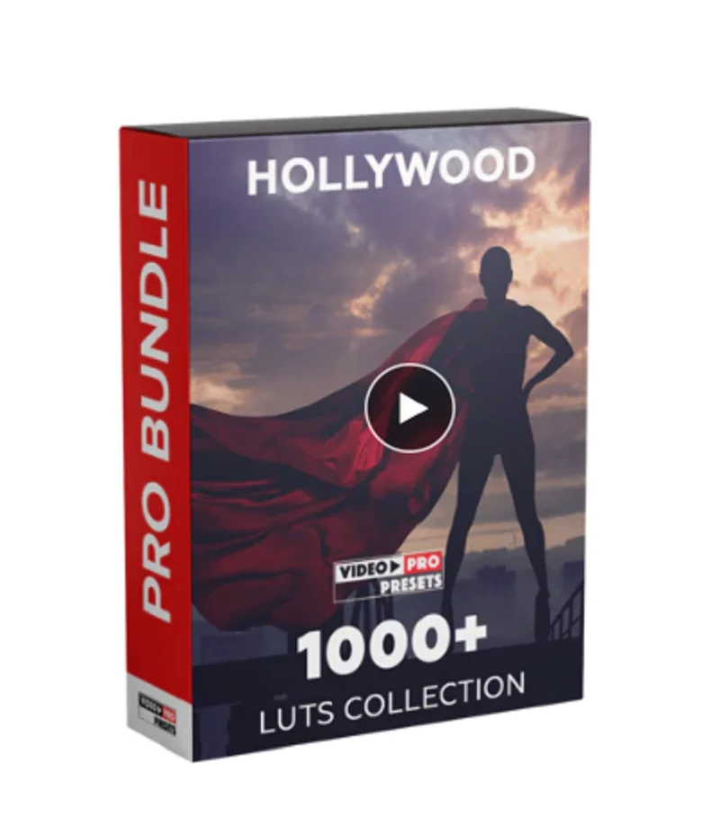 Colección HOLLYWOOD LUTS 1000 +, para todos los programas de edición