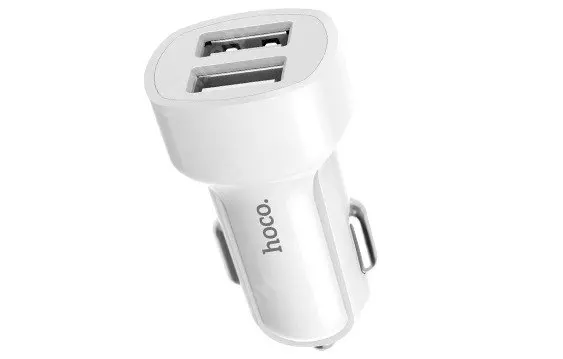 Автомобильная зарядка Hoco Z12 с кабелем mini USB