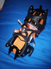 Shoe Crampons Grippers Climbing-Gear Mountaineering Snow Traction-Device Anti-Skid 12-Teeth