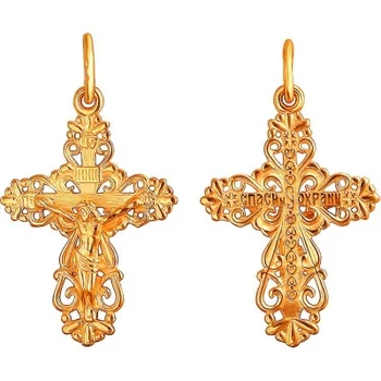 

Esthete cross made of silver with gilding