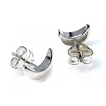 

925 Sterling silver earrings m reason Moon [AB4304]