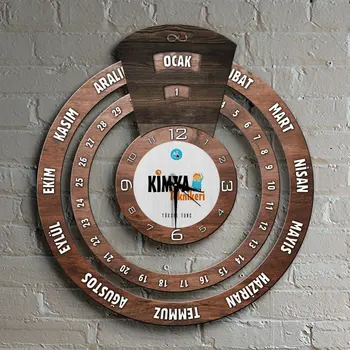 

Personalized Professional Chemical Technologist Infinite Mayan Calendar Wooden Wall Clock