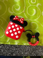 Disney-Conjunto de auriculares inalámbricos con Bluetooth para mujer, monedero de dibujos animados, funda protectora para AirPods, personalidad creativa, modelos femeninos