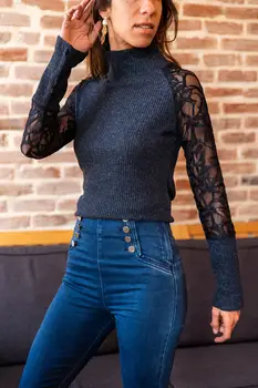 

Güneşkızı Women Handle Lace Detail Bluz GK-BSTT4006-1750