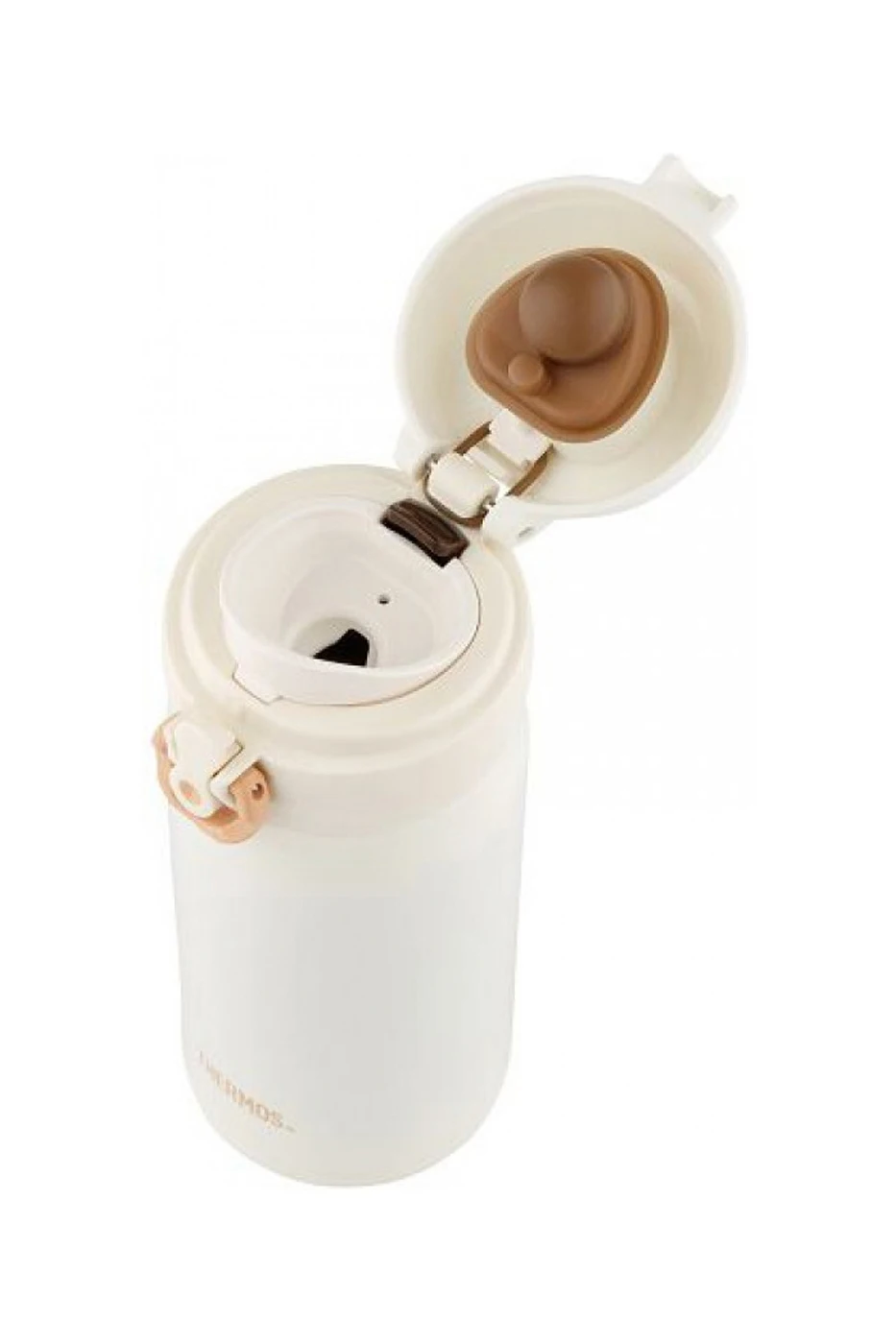 Термос THERMOS из нержавеющей стали JNL 502 PRW 500 мл термокружка белая с откидной крышкой