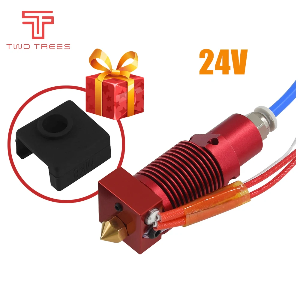 3D Printer Parts 24V Assembled Extruder Hotend Kit Nozzle Aluminum Heat