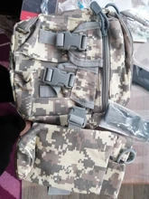 Táctico hombres paquete con cintura de Nylon botella de agua para caminar teléfono bolsa de deportes al aire libre del ejército militar caza escalada Camping bolsa