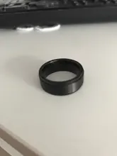 Anillo giratorio de 6/8mm inox para hombre, accesorio antiestrés, alianza de boda clásica de acero inoxidable, joyas deportivas informales