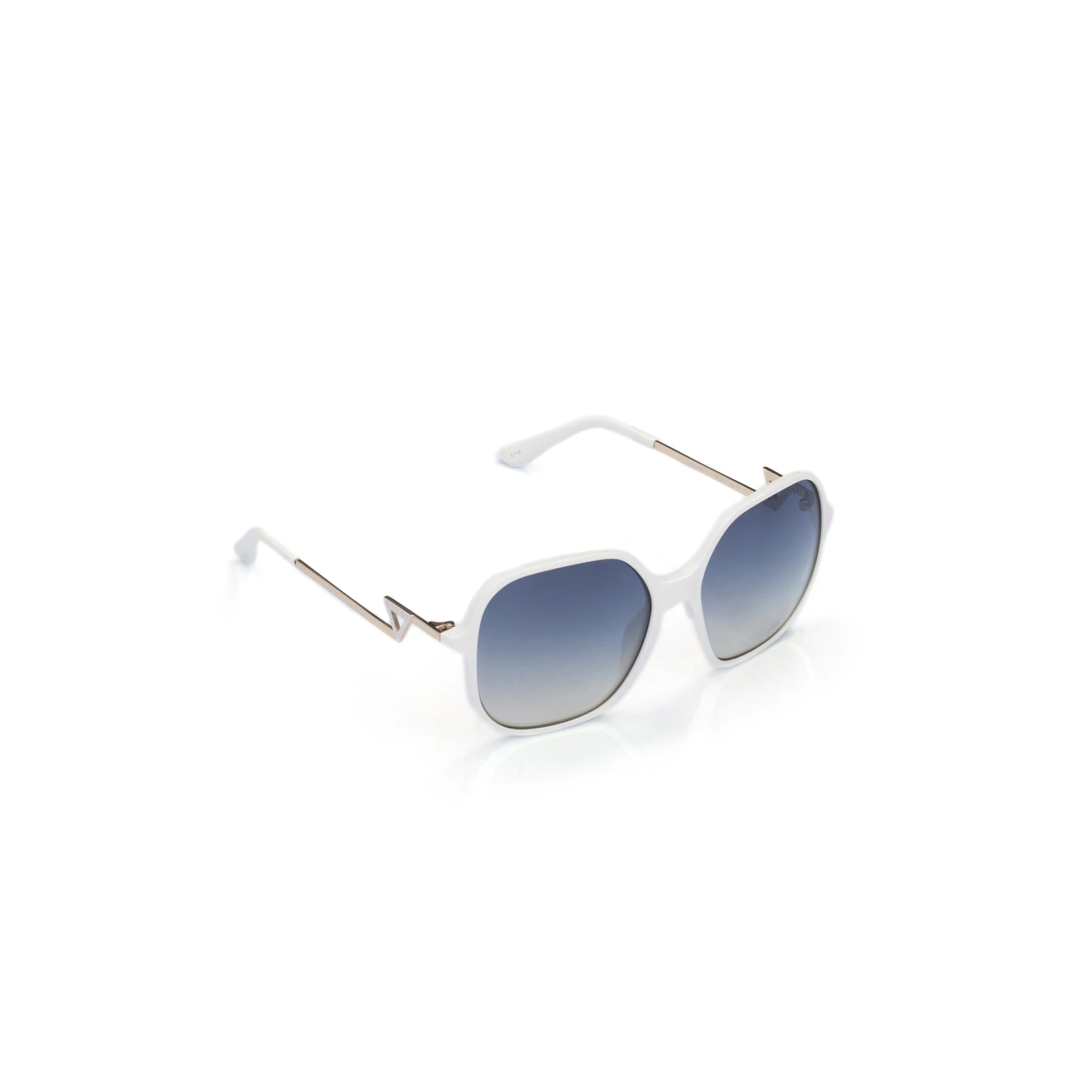 

Women's sunglasses gu 7605 21x bone white organic rectangle rectangular 59-17-145 guess