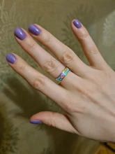 Bamoer-Anillos abiertos para dedos de mujer, de Plata de Ley 925 geométrica, esmalte colorido, banda ancha, anillo de tamaño libre, joyería BSR126