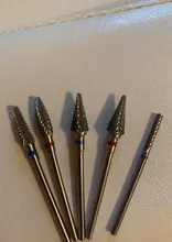 Brocas de carburo de tungsteno para manicura eléctrica, accesorios para limpieza de cutículas y pedicura