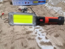 Portable Lantern Flashlight Work-Lighting Battery Fishing-Lamp Magnetic Camping 2--18650