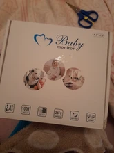 KERUI-Monitor de bebé con pantalla de 4,3 pulgadas, cámara de vídeo niñera con cámara de seguridad, Monitor de temperatura Babyfoon, visión nocturna