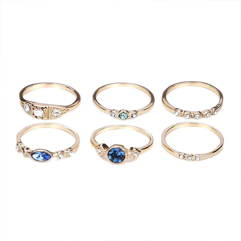 EPI, модный простой дизайн, anillos, Ретро стиль, Золотое цветное соединение, кольца, наборы для женщин, ювелирное изделие, кольцо на палец, подарок