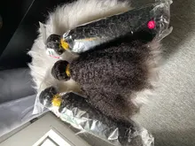 Extensión de pelo rizado Afro, 1-2-3-4, oferta de extensiones de cabello humano Remy, Color Natural, 100%, 8-20 pulgadas