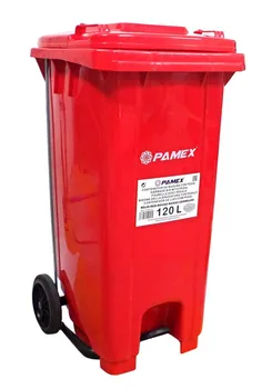 

Garbage container recycling 120 litres with pedal