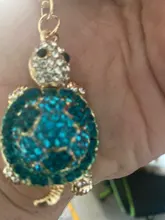 Llavero creativo de diamantes de imitación para mujer, serie con diseño marinero, Tortuga pequeña, llavero de coche, accesorios para bolso, llavero de animal, colgante de metal