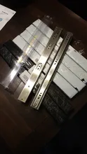 Track-Rail Hardware Sliding Furniture Cabinet KAK Soft Close 10--22-stainless-Steel Three-Section