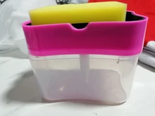 Soap-Pump-Dispenser Liquid-Dispenser-Container Soap-Organizer Sponge-Holder Kitchen-Cleaner-Tools