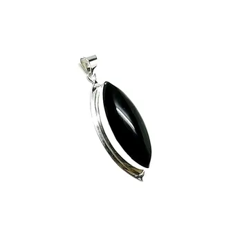 

Pendant 925 sterling silver m 45mm. Onyx Stone [AA7997]