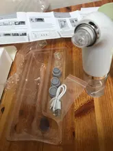 Burbujas pequeñas eléctricas para eliminar puntos negros y belleza acné, herramienta de cuidado de la piel, carga por USB, limpieza profunda del ciclo del agua, poros faciales