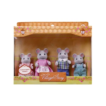 

Family of gray mice,