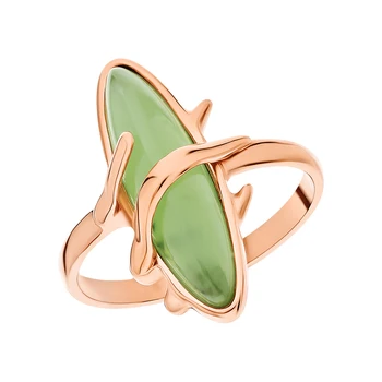 

Silver ring with Jade sunlight sample 925