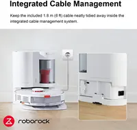 Nadaje się do automatycznej pustej doku Roborock S7, automatycznego zbierania kurzu, woreczek pyłowy zatrzymuje kurz, stacja opróżniająca S7 MAXV 3