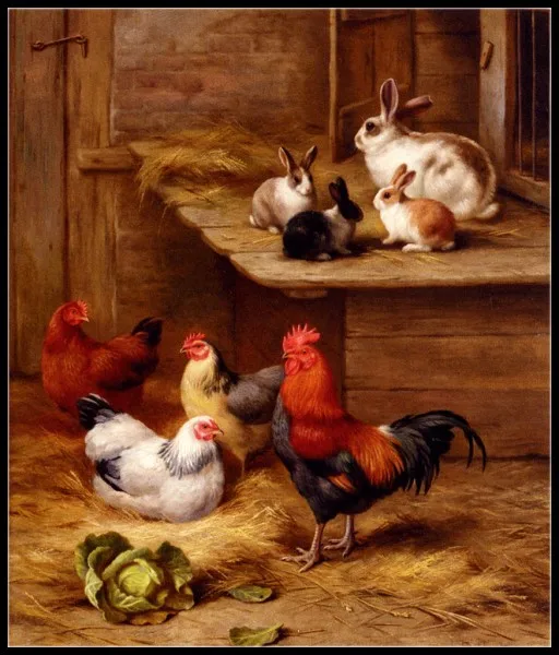 Farmyard цыплята Коллекция-счетный Набор для вышивания крестиком-Сделай Сам Рукоделие рукоделие вышивка 14 карат Наборы для вышивания крестиком DMC цвет - Цвет: 240w x 280h