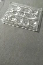 Molde de silicona geométrico para Pendientes colgantes, herramienta de fabricación artesanal de resina, decoración hecha a mano, resina epoxi para joyería, 1 Uds.