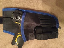 Bolsa portabrocas Holst, herramienta inalámbrica para taladro de 12v, bolsa de herramientas de cintura