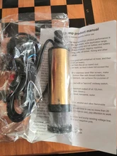 Submersible-Pump Fuel-Transfer-Pump Diesel-Oil-Water Electric Mini Portable 24V 12l/min