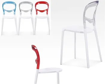 

Chair FESTIVAL white polypropylene backed polycarbonate network