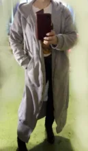 Jackets Hoodies Sweatshirt Coats Zipper ZANZEA Women Long-Outwear Fleece Casual Plus-Size