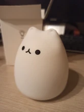 Ornaments Touch-Sensor Night-Lamp Desktop-Decor Baby Bedroom Battery/usb-Charge Silicone