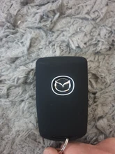 Mazda-funda de cobertura de mando a distancia para coche, PROTECCIÓN DE GOMA de silicona suave, accesorios de Control remoto, Mazda CX5 CX30