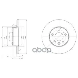 Тормозной Диск Bg3415 Delphi арт. BG3415
