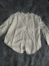 White Blouse Official-Tops Green Shirt Spring-Pocket Oversized Blusas Long-Sleeve Lizkova