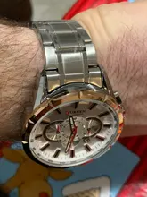 Curren-reloj para hombre, de cuarzo con cronógrafo, de pulsera, resistente al agua, deportivo, de acero inoxidable, masculino