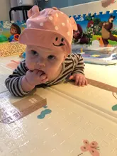 Sombrero con orejas para niño y niña, accesorios de fotografía recién nacido, Béisbol #40