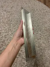 Shoe Ventilation-Hole Rectangular Cabinet-Cabinet Grille-Cover Honeycomb Aluminum Gold