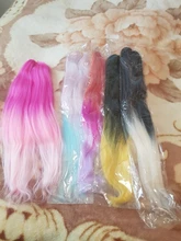 Miss Rola-extensiones de cabello sintético para mujer extensiones de cabello sintético liso de 24 pulgadas, con trenzas Jumbo preestiradas de color rubio y rosa, venta al por mayor, pelo Kanekalon