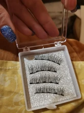LEKOFO-pestañas postizas magnéticas 8D, conjunto de 5 pestañas de visón gruesas de imitación, magnéticas, naturales, pinzas, 2 pares