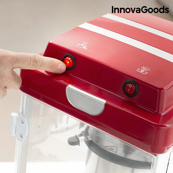 Машина для поп-кукурузы Tasty Pop Times InnovaGoods 310W Red InnovaGoods