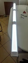 Juego completo de luces Led de cocina para debajo del armario, 220V, 110V, 10w, 20W, 30/50CM, para dormitorio y hogar