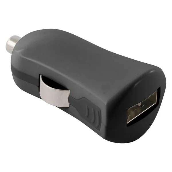 Автомобильное зарядное устройство USB 2A черный
