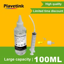 Plavetink 100 мл жидкость для очистки бутылок на печатающей головке печатающая головка пигментные чернила жидкость сопло шайба для Brother струйный принтер