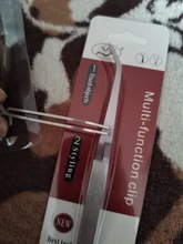 1pc pinzas de uñas artísticas de acero inoxidable acción cruzada pinzas multifuncional en forma de Clip de manicura curva alicate para uñas herramientas